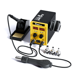 Station de soudage et de pistolet à air chaud numérique 2 en 1 Kailiwei 8589D réglable 700W pour la réparation et la réparation de BGA mobile - Product Image 2