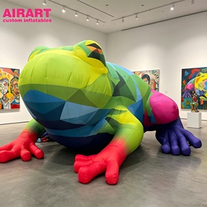 Instalación Artística de Rana Arcoíris Inflable Gigante para el <span class=keywords><strong>Atrio</strong></span> del Centro Comercial - Product Image 2