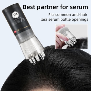 Aplicador de aceite en botella con cepillo y dispensador de suero para masaje capilar, cuidado del cuero cabelludo, crecimiento y anticaída del cabello - Product Image 5