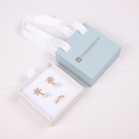 Sunny Pack Boîte à tiroirs en papier Emballage de bijoux Bague Boucles d'oreilles Collier Bracelet Cadeau Boîtes d'emballage de bijoux avec poignée