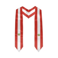 Maroc Graduation Drapeau Volé Sash Écharpe Jour Cadeaux Classe de 2025 Graduation Stole Graduate Honor Stole Classic End Design