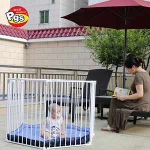 Barrière de sécurité pliable en métal hexagonal réglable Prodigy SG007 CPC pour intérieur/extérieur, parc pour bébé, avec fonction de sécurité pour animaux de compagnie - Product Image 5