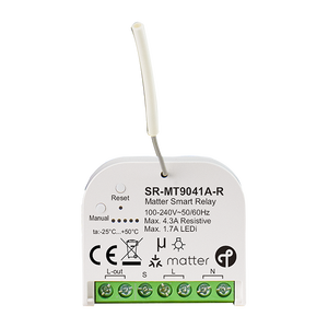 Sunricher Interruptor de Pared Inteligente Matter Over Thread 4.3A 150W con Control por App, Compatible con Apple Home, Alexa y Google Home SR-MT9041A-R - Product Image 1