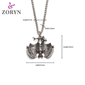 Collier pendentif Chevalier en acier inoxydable pour homme, style vintage gothique médiéval, <span class=keywords><strong>épée</strong></span>, <span class=keywords><strong>bouclier</strong></span>, armure, bijoux rétro audacieux <span class=keywords><strong>et</strong></span> tendance - Product Image 6