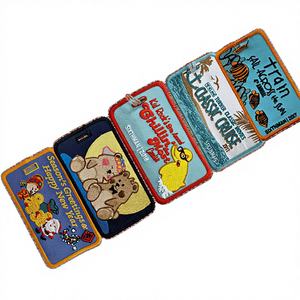 ป้ายติดกระเป๋าเดินทางผ้า+ด้ายปักลายตามสั่ง Apple Find My สำหรับของขวัญส่งเสริมการขายและของขวัญทางธุรกิจ-แบรนด์ Aponik - Product Image 1