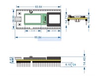 Wireless Tracker Supports Wifi Bluetooth Lora Tracking and positioning GPS ESP32 module de