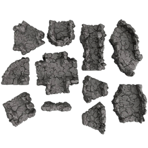 Paredes <span class=keywords><strong>de</strong></span> Poliresina en Miniatura Personalizadas, Pintadas a Mano, para Juegos <span class=keywords><strong>de</strong></span> Rol, Fantasía 3D, Cristales Dispersos, Túneles <span class=keywords><strong>de</strong></span> Goblins, Terreno para Juegos <span class=keywords><strong>de</strong></span> Guerra - Product Image 2