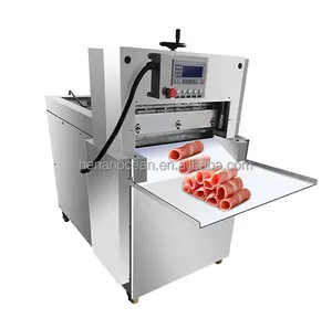 full automatic fresh goat meat cutting slicing machine band sow blade