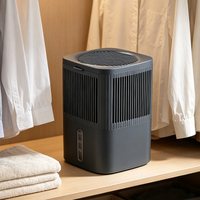 Boîte déshumidificatrice réutilisable avec sac de recharge au chlorure de calcium remplaçable, fenêtre de niveau d'eau, vente en gros OEM ODM