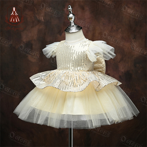 Outong Yoliyolei Trang Phục Giáng Sinh Cho Bé Gái Sơ Sinh Trang Phục Trẻ Em Đầm Dự Tiệc Thường Ngày Cho Bé Gái Đầm Xòe Cho Bé Gái Kèm Băng Đô Hình Lá/ - Product Image 4