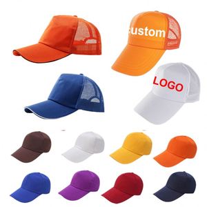 Custom Logo Factory Cheap Advertising Cap Logo Custom Logo Printed Promotional Hats Caps 100% Cotton Silk Screen Printed Sport