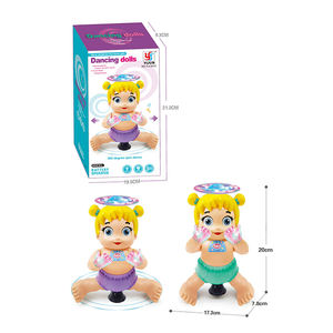 Toptan çocuklar dönen elektrikli oyuncaklar dans hayvanlar karikatür ördek elektrikli mühür Panda pet oyuncak ışık ve müzik ile - Product Image 6