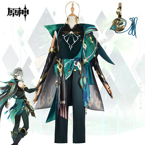 Disfraz de Cosplay de Anime Genshin Impact Alhaitham Dakim, Traje <span class=keywords><strong>Elegante</strong></span> para Fiesta de Halloween, Actividad de Fiesta, Juego de Rol, Atuendo para Hombre - Product Image 1