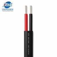Hochwertiges 100 Meter XLPO-Isoliertes Verzinntes Kupfer PV1-F2.5mm Industrielles Solarpanel-Kabel Doppeladerig DC 2.5mm Photovoltaik