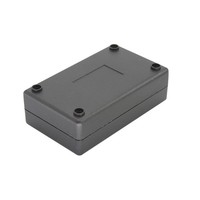 Fabricants de coques de boîtier de fil d'alimentation Petit boîtier électrique en plastique noir personnalisé pour adaptateur secteur d'alimentation