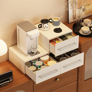 سطح مكتب مستدام ومستطيلي معدني للأكواب وطاولة المطبخ مع حامل متعدد الوظائف - Product Image 5