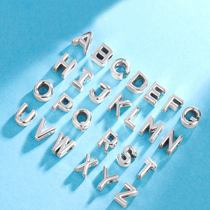 Pan Phong Cách 925 Sterling Bạc Thư A-Z Hạ<span class=keywords><strong>t</strong></span> Quyến <span class=keywords><strong>R</strong></span>ũ Cho Vòng Đeo Tay Ban Đầu Của Phụ Nữ <span class=keywords><strong>T</strong></span>ự Làm Đồ Trang Sức Quà <span class=keywords><strong>T</strong></span>ặng - Product Image 6