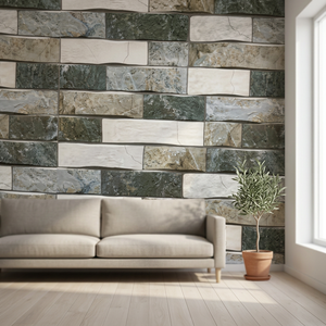 Vistaar Color brillante ladrillo porcelana Diseño 300x600mm 30x60cm 12x24in moderno Micro cristal esmaltado cerámica elevación azulejos - Product Image 5