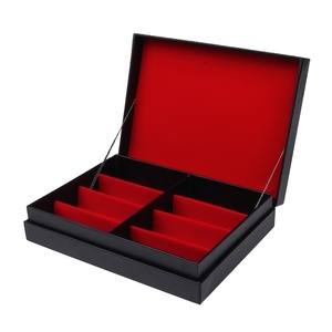 Nhà Máy Trung Quốc Nhà Cung Cấp Cá Nhân Sang Trọng PU Kính Hiển Thị Trường Hợp Hộp - Product Image 1