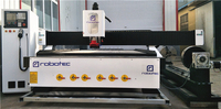Routeur CNC ATC multifonction 1325 avec fonction de changement automatique des têtes et machine à tourner à 4 axes pour les pièces de portes et de meubles