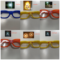 Ensemble Internet Moins cher En Plastique Diffraction Lunettes Différents Styles Lunettes Holographiques Voir Le Spectacle De Lumière Image Lunettes Laser
