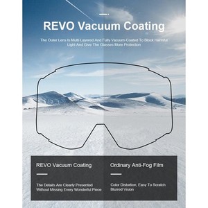 Gafas de Esquí Multicolores al por Mayor, Gafas de Esquí Transparentes de Visión Amplia con Logotipo - Product Image 3