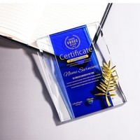 Plaques de récompense en cristal en gros, plaques en verre étanches gravées au laser, polies, imprimées par transfert thermique, innovantes pour le sport
