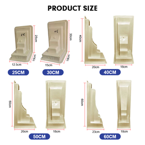 Moule <span class=keywords><strong>pour</strong></span> poutre de support en plastique ABS avec pied de vache, adapté au béton coulé sur place et préfabriqué - Product Image 3