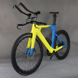 Grupo de Componentes Mecánicos <span class=keywords><strong>Ultegra</strong></span> <span class=keywords><strong>R8000</strong></span>, Juego de Ruedas de Fibra de Carbono, Bicicleta de Contrarreloj y Triatlón con Frenos de Disco Tt912 Tt - Product Image 6