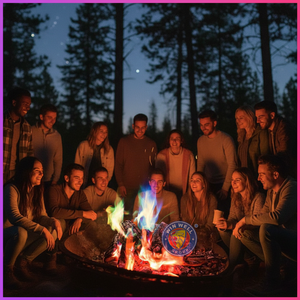 Flammes Colorées pour Feux de Camp et Brasiers Magiques Mystiques 15g 25g 30g pour Toutes les Célébrations Festives - Product Image 5