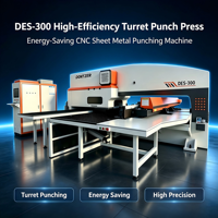 Presse à poinçonner pneumatique CNC à tourelle haute efficacité et à économie d'énergie DES-300 pour le poinçonnage de métaux
