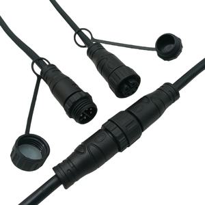 מחבר זכר ונקבה בהתאמה אישית M16 עמיד למים בתקן IP67 עם כבל חשמל 2 פינים, 3 פינים, 4 פינים, 5 פינים עבור פסי לד - Product Image 5