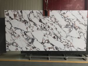 Ydstone nhân tạo gạch lát sàn calacatta Viola sứ gạch nóng uốn thiêu kết đá cẩm thạch plinth - Product Image 5
