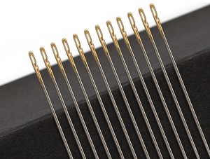 <span class=keywords><strong>Agujas</strong></span> de autoenhebrado, <span class=keywords><strong>agujas</strong></span> de coser de apertura lateral fácil de enhebrar acolchar a mano - Product Image 6