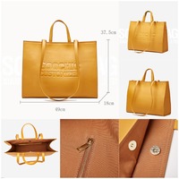 Sacs à main et sacs à bandoulière en cuir carré de luxe avec logo personnalisé pour femmes
