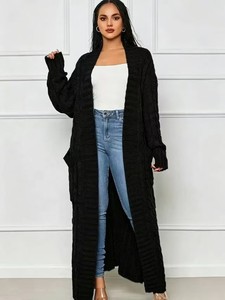 Felpa con Cappuccio Lunga, Comoda, Monocolore, Elegante e di Tendenza, Popolare in Primavera, Top da <span class=keywords><strong>Donna</strong></span> dal Taglio Ampio - Product Image 3