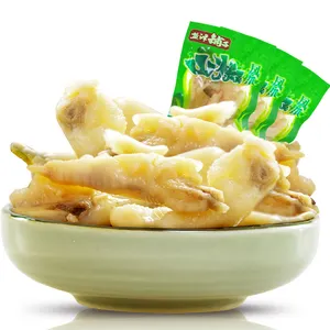 YanJinPuZi Pies de pollo picantes Bocadillos chinos Snacks260g Pies de pollo Snack