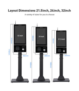La orden de servicio de pago pantalla táctil de kiosco de pagar de la máquina de escáner de código de barras de kiosco - Product Image 2