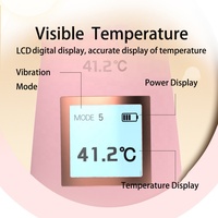 Jouet sexuel chauffant à écran LCD intelligent pour femme Vibrateur lapin point G avec gode à langues multiples et vibrateur de rouge à lèvres
