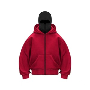 Felpa <span class=keywords><strong>con</strong></span> <span class=keywords><strong>Cappuccio</strong></span> a Doppio Strato <span class=keywords><strong>con</strong></span> Zip, Design Unico Primavera-Autunno, Stile Streetwear Ampio per Uomo, <span class=keywords><strong>Donna</strong></span> e Coppie - Product Image 4