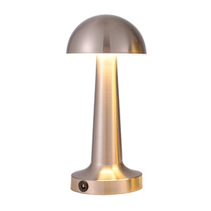 Cổ điển USB sạc LED bảng đèn điều khiển cảm ứng mờ kim loại nấm nightlight cho bar khách sạn cafe cạnh giường ngủ DC cung cấp điện - Product Image 3