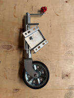 Support de stabilisateur de roue de jockey à broche de traction supérieure pour camping-car