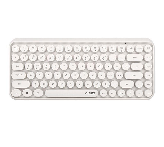 AJAZZ 308I Candy Colors BT Wireless Keyboard for Girls  Latop Office Home Keyboard