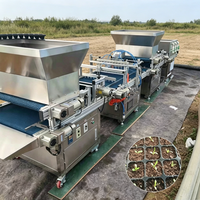 Machine de plantation de graines entièrement automatique à haute productivité pour fleurs et légumes, technologie de pointe, machine de semis pour pépinière