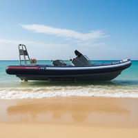 Malaisie 23ft Rhib700 aluminium rigide double coque Orca Hypalon/PVC bateaux gonflables