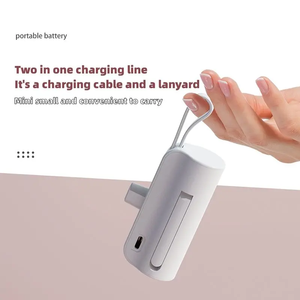 Cadeau promotionnel Mini Power Bank 5000mAh <span class=keywords><strong>Chargeur</strong></span> Charge Rapide <span class=keywords><strong>Batterie</strong></span> <span class=keywords><strong>Externe</strong></span> Type-C PowerBank pour <span class=keywords><strong>IPhone</strong></span> Xiaomi Huawei - Product Image 2