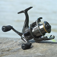 Moulinet de pêche LINNHUE LK1000-3000 à poignée simple ou double, frappe 10 kg, moulinet spinning, accessoire de pêche, moulinet de pêche en mer Pesca