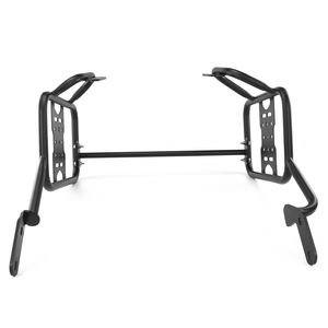 Waximoto Fit pour Moto Guzzi V <span class=keywords><strong>85</strong></span> <span class=keywords><strong>TT</strong></span> <span class=keywords><strong>Travel</strong></span> 2019-2023 Aftermarket Steel Side Saddlebag Bagages Cargo Case Rack Holder Bracket Bracket - Product Image 4