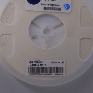 Bulk Discount RR2012 0805L910JT 0805 2012 Resistors Chip Resistors SMD Resistors 91ohm 5% 1/8W Thick Film Resistor - Product Image 1
