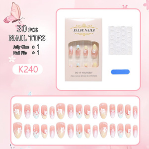 Juego <span class=keywords><strong>de</strong></span> 30 <span class=keywords><strong>Uñas</strong></span> Postizas Removibles <span class=keywords><strong>de</strong></span> Estilo Elegante, <span class=keywords><strong>Uñas</strong></span> Francesas <span class=keywords><strong>de</strong></span> ABS con Perlas y Diamantes, <span class=keywords><strong>Uñas</strong></span> Postizas Suaves para los Dedos, 30 Piezas - Product Image 4